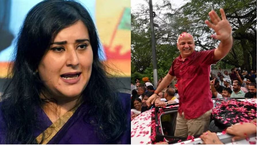 सिसोदिया की रिहाई: बांसुरी स्वराज बोलीं- जमानत का अर्थ अपराध से मुक्त नहीं