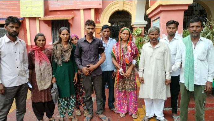 मुजफ्फरनगर के पुरकाजी में कश्यप समाज के लोगों के साथ में दबंगों ने की मारपीट