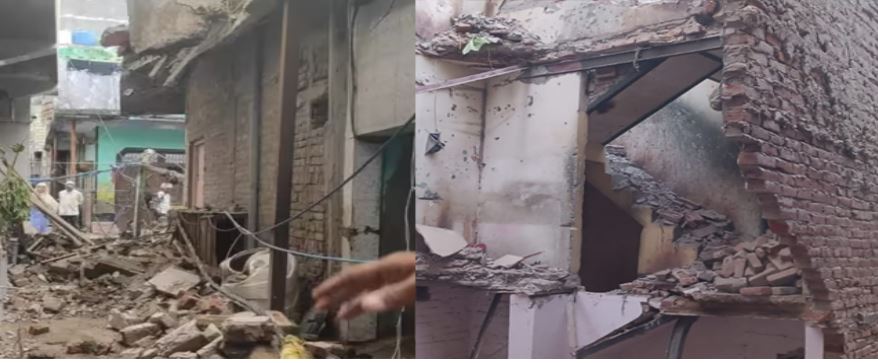 दिल्ली में फिर गिरी दो मंजिला इमारत, 24 घंटे के अंदर दूसरी बड़ी घटना