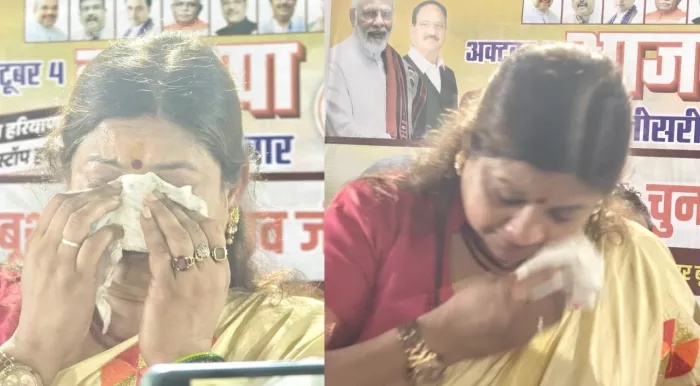 टिकट कटने का गम... फूट-फूटकर रोई पूर्व कैबिनेट मंत्री कविता जैन
