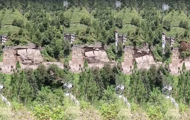 सोलन में एनएच पर गिरा मलबा, सिरमौर में भूस्खलन से मकान और तीन वाहनों को नुकसान