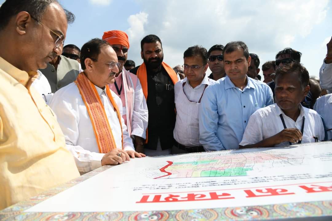 दरभंगा एम्स की जमीन देखने पहुंचे जेपी नड्डा, पटना में दलित बस्ती में चाय पी