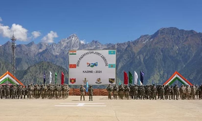भारत-कजाकिस्तान का संयुक्त सैन्य अभ्यास उत्तराखंड के औली में शुरू