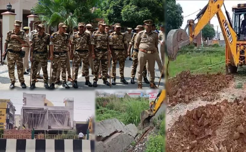 मेरठ: व्यापारी नेता की अवैध काॅलोनी को मेडा ने कराया ध्वस्त, जमकर हंगामा