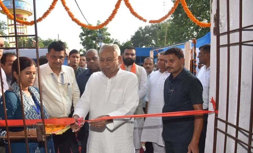 नीतीश ने 1350 करोड़ के बांध और जल प्रशोधन संयंत्र का किया शिलान्यास