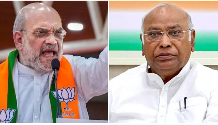 रैली में तबीयत बिगड़ने के बाद भी पीएम मोदी पर निशाना साधने वाले खरगे पर बरसे शाह