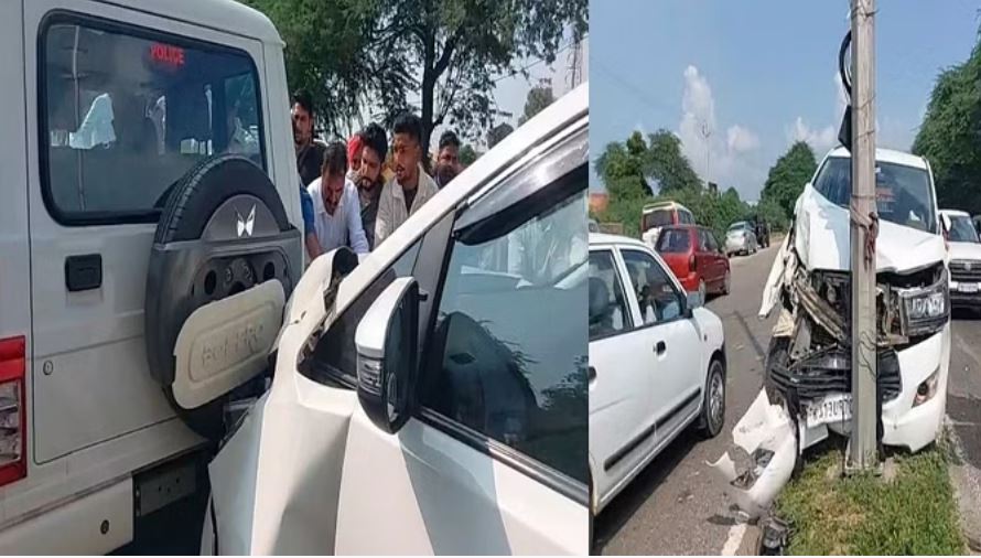 पंजाब: विधायक गोल्डी कंबोज की गाड़ी को इनोवा ने मारी टक्कर