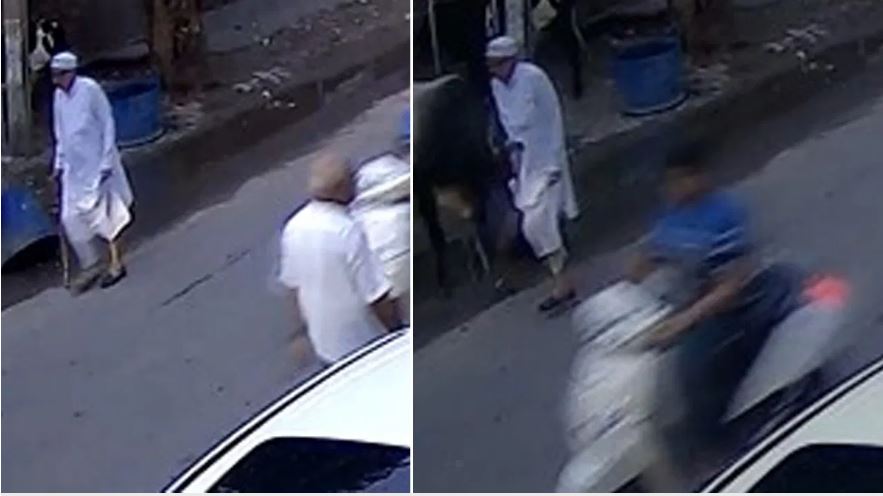 मेरठ: मंत्री के घर के सामने आवारा सांड का आतंक, बुजुर्ग को उठाकर पटका
