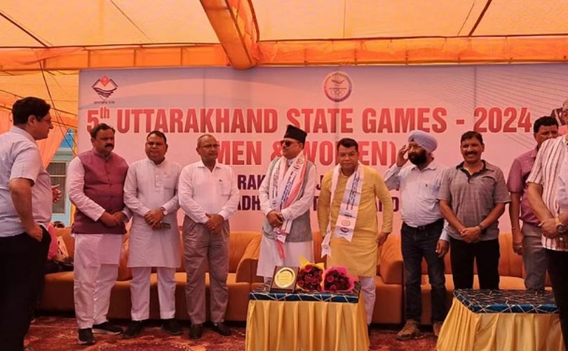 मनोज सरकार स्पोर्ट्स स्टेडियम में पांचवें राज्य खेलों का आगाज, सांसद ने किया शुभारंभ