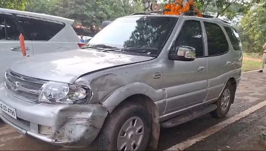 दुर्ग: सीएम साय के काफिले में चल रही दो गाड़ियां आपस में टकराईं
