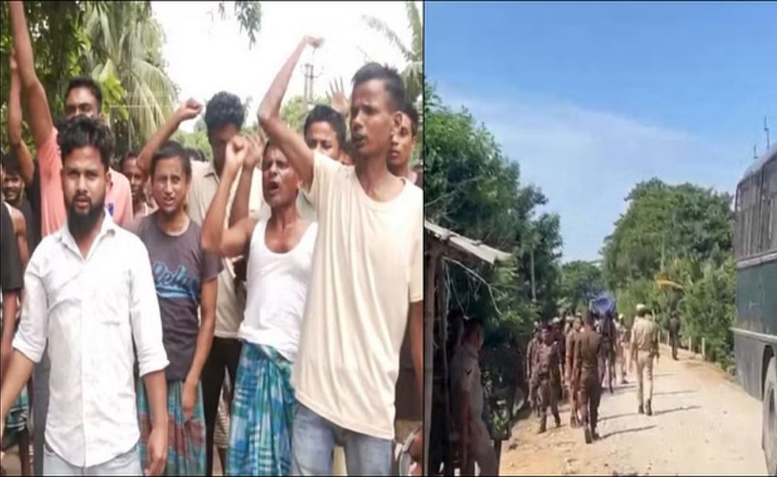 असम: कामरुप जिले में जा रहे कांग्रेस नेताओं को स्थानीय लोगों ने बैरंग लौटाया