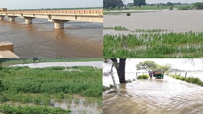 बांदा: अब यमुना ने पार किया खतरे का निशान, 20 गांवों का संपर्क कटा