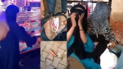 मेरठ में बुर्के में शराब खरीदने आई युवतियों से अभद्रता, जबरन बैग तलाशा
