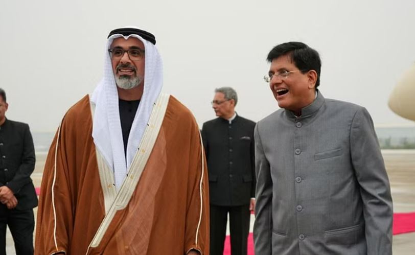 दो दिवसीय दौरे पर भारत पहुंचे अबू धाबी के क्राउन प्रिंस