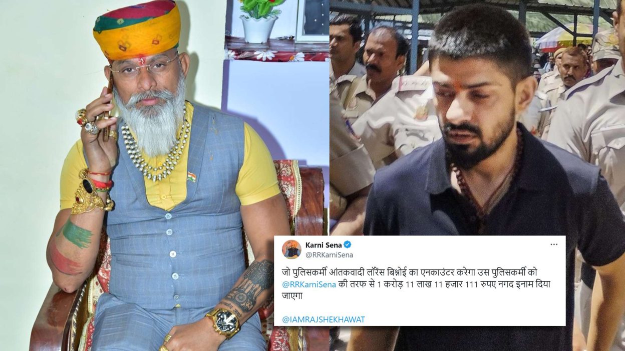 लॉरेंस बिश्नोई का एनकाउंटर करने वाले को 1,11,11,111 का इनाम: करणी सेना