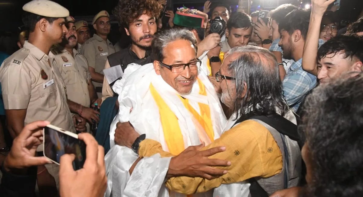 राजघाट में बोले वांगचुक- केंद्र सरकार ने मांगों को लेकर दिया आश्वासन