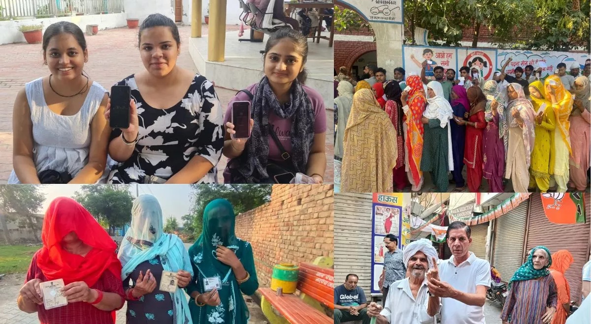 हरियाणा चुनाव में नूंह जिले में सबसे ज्यादा मतदान, जानें अन्य जिलों का हाल