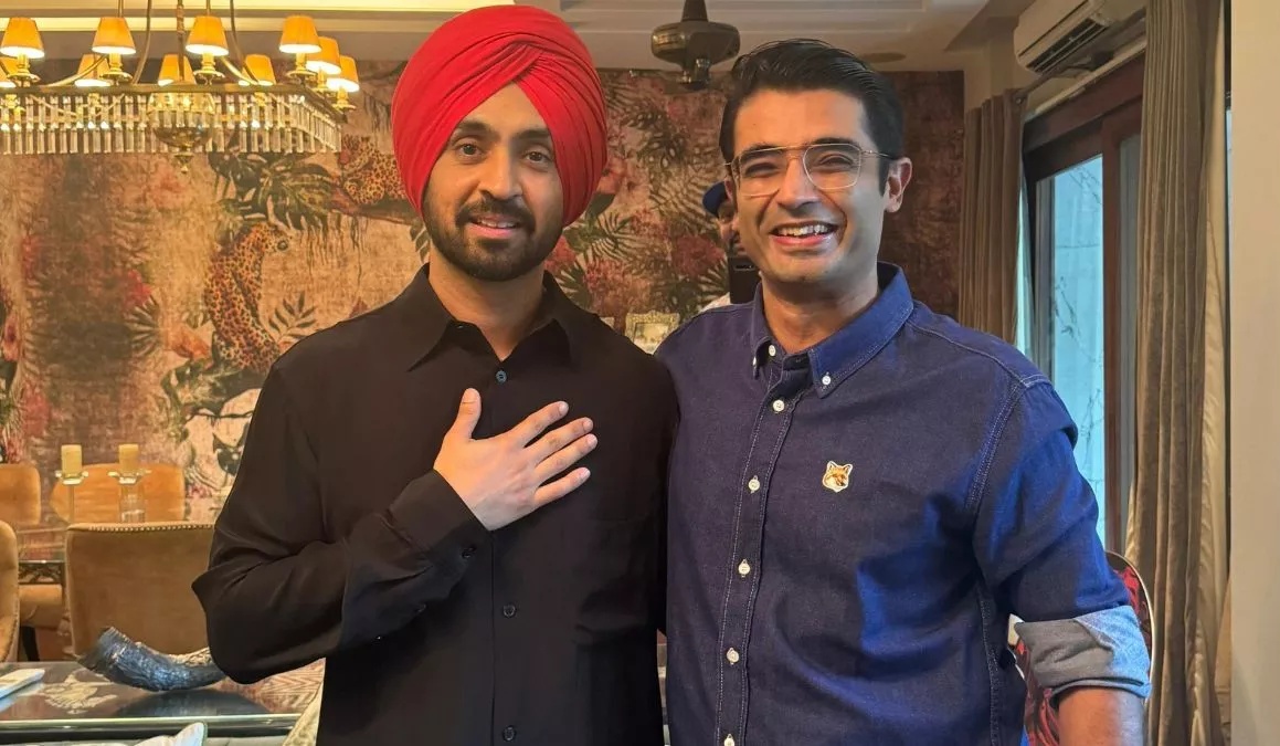 दिल्ली में कॉन्सर्ट्स के बीच भाजपा नेता जयवीर शेरगिल से मिलने पहुंचे दिलजीत दोसांझ