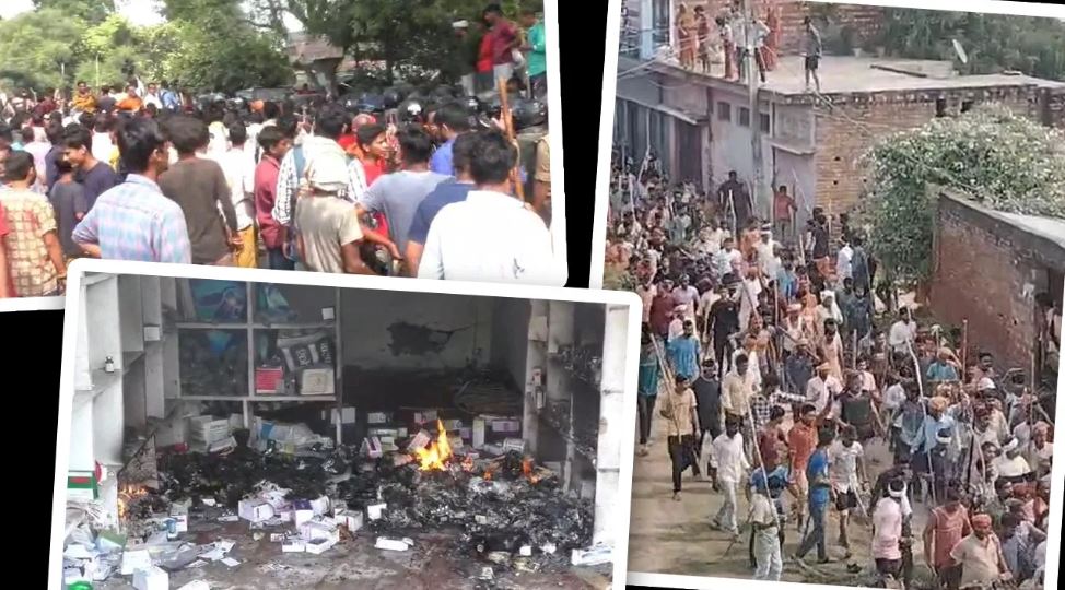 हत्या, तोड़फोड़, आगजनी और डर से सहमे चेहरे… बहराइच में तांडव की तस्वीरें
