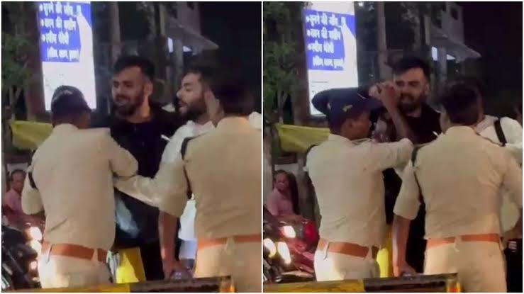 'पापा मंत्री हैं, वर्दी...', बीच सड़क पर पुलिसकर्मी से भिड़ गए प्रहलाद पटेल के बेटे