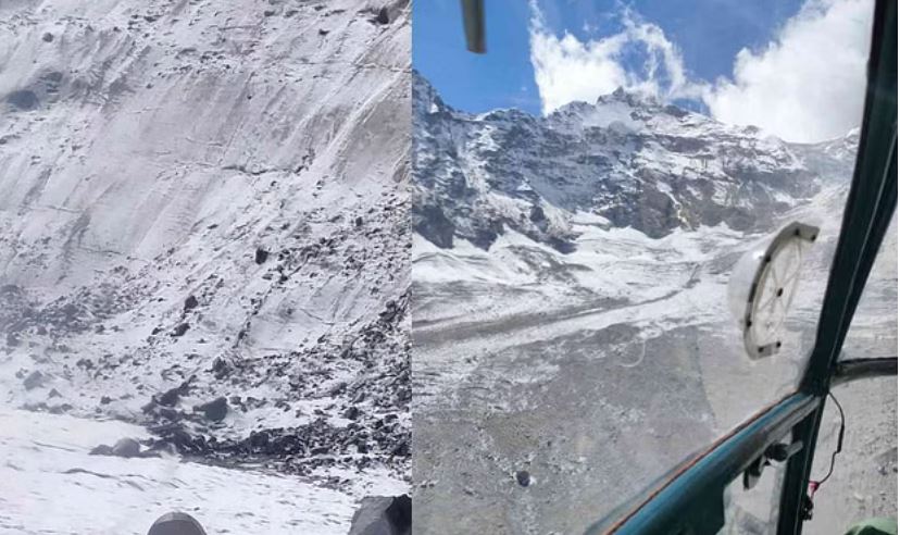 चमोली: विदेशी पर्वतारोहियों की खोजबीन जारी, टेंट-स्लीपिंग बैग मिला