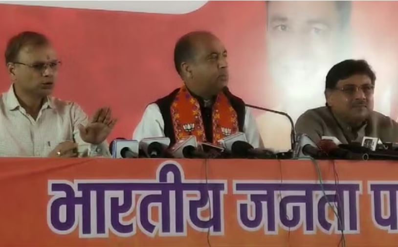 जयराम ठाकुर बोले- कांग्रेस की गारंटियों ने हिमाचल को ठगा, हरियाणा वाले सतर्क रहे