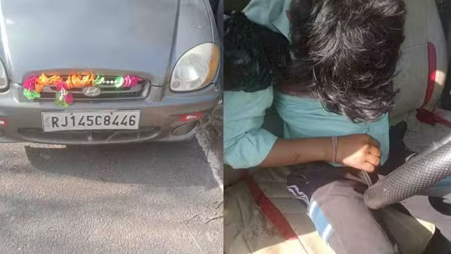 मासलपुर क्षेत्र में सड़क किनारे कार में पति-पत्नी का शव मिलने से सनसनी