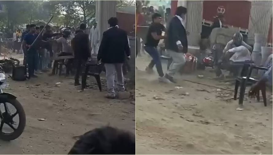 दिल्ली में वकील को दौड़ा-दौड़ाकर डंडों से पीटा, महिला बोलती रही- कहां गए सब