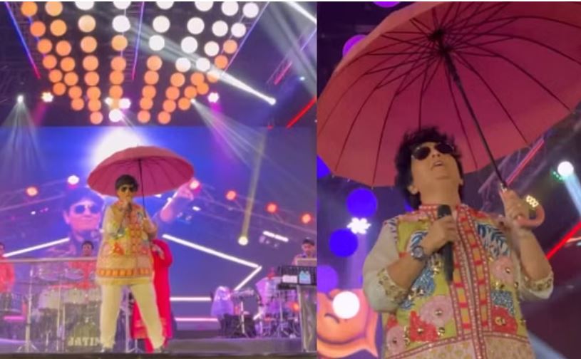 भारी बारिश में छाता पकड़े फाल्गुनी पाठक ने किया परफॉर्म, फैंस ने दिया 'लीजेंड' का टैग