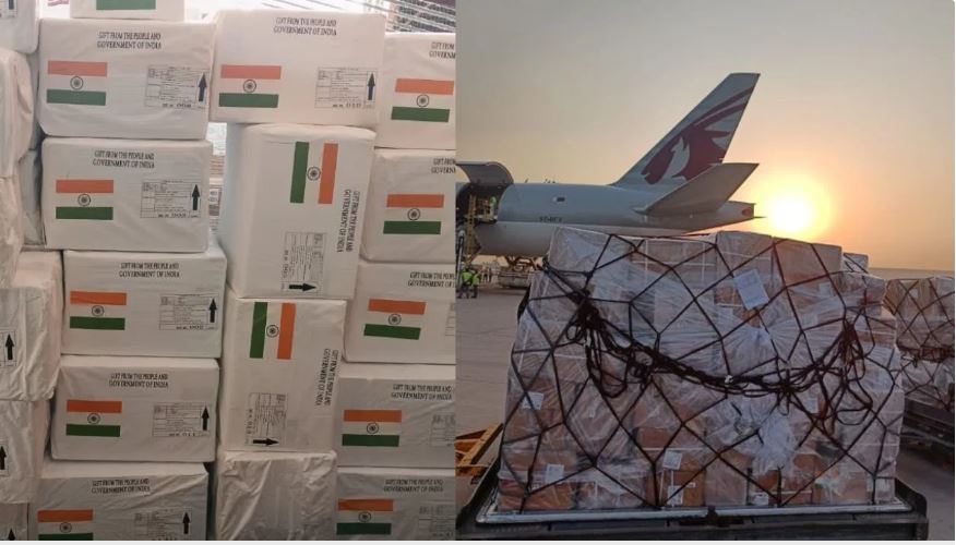 भारत ने लेबनान की मदद में बढ़ाया हाथ, भेजी जा रही 33 टन मेडिकल सामग्री