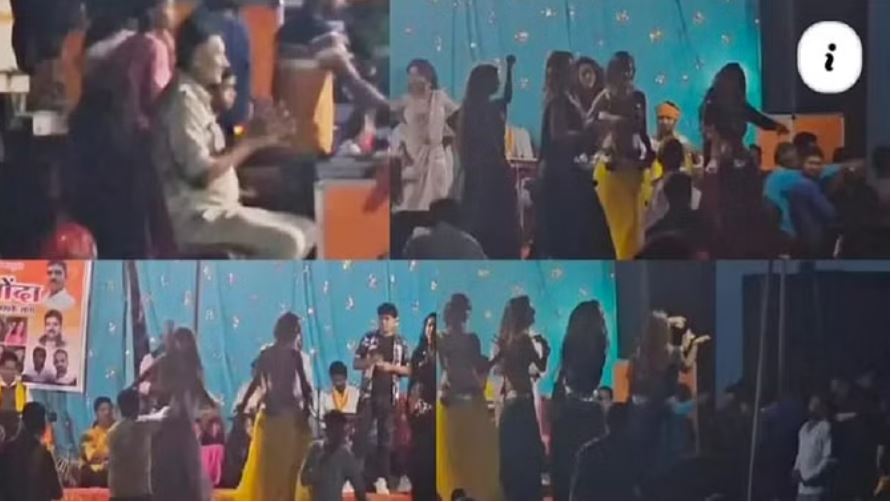 कोरिया: दुर्गा पंडाल में जगराता के नाम पर अश्लील डांस पर शुरू हुई सियासत