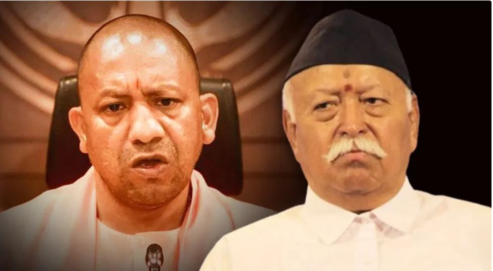 मथुरा में मोहन भागवत से मिले सीएम योगी, ढाई घंटे चली चर्चा