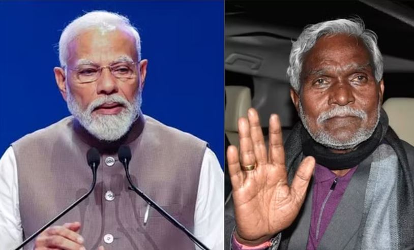 पीएम मोदी ने स्वास्थ्य की जानकारी लेने के लिए चंपई सोरेन से की बात