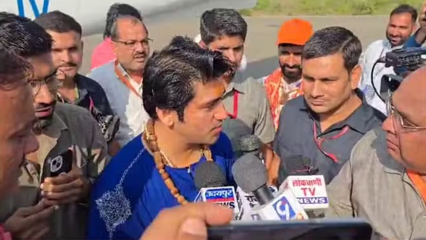 भीलवाड़ा में पांच दिवसीय हनुमंत कथा का आगाज, बागेश्वर धाम के धीरेंद्र शास्त्री का किया स्वागत