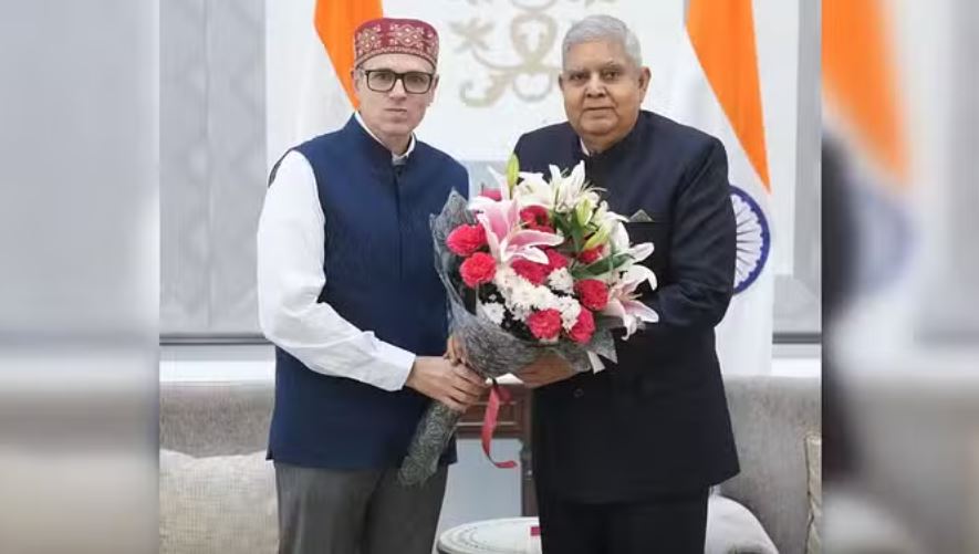 उमर अब्दुल्ला ने उपराष्ट्रपति से की मुलाकात, राष्ट्रपति और वित्त मंत्री से भी मिलने की संभावना