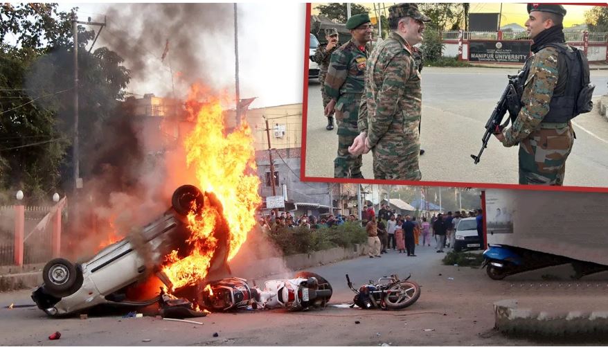 फ्लैग मार्च और अमित शाह की बैठक… मणिपुर में शांति बहाली के लिए एक्शन में सरकार