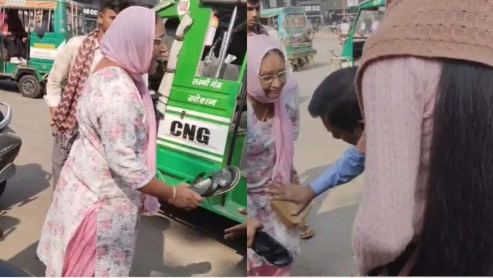 एमपी: बेटी को छेड़ा तो मां ने चप्पल से पीटा, पैर छूकर मांफी मांगने लगा मनचला