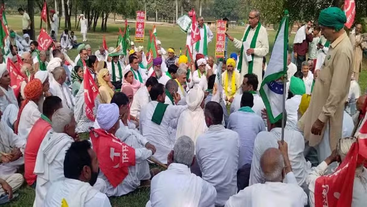 कुरुक्षेत्र में महापंचायत: ताऊ देवीलाल पार्क में किसानों का जमावड़ा