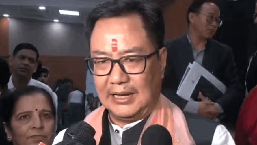 हंसराज कॉलेज पहुंचे किरण रिजिजू, 'एक राष्ट्र एक चुनाव' पर की मन की बात