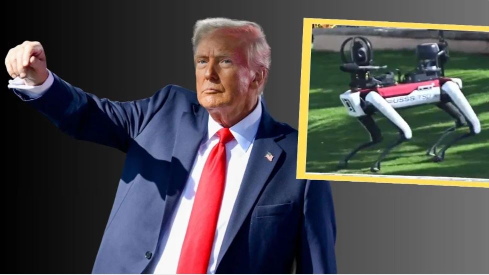 ट्रंप को चुनाव जीतने के बाद मिला इनाम! सुरक्षा में तैनात हुआ ‘रोबोटिक डॉग’