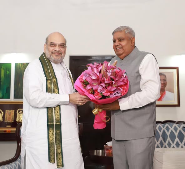 'देश में और बाहर कुछ ऐसी ताकतें हैं जो भारत की प्रगति को पचा नहीं पा रही हैं': धनखड़