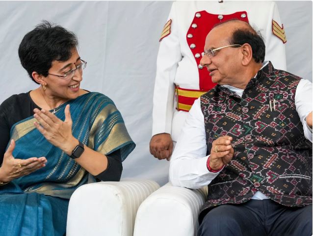 एलजी का आतिशी को पत्र: ढाई साल में पहली बार सीएम का काम देखा