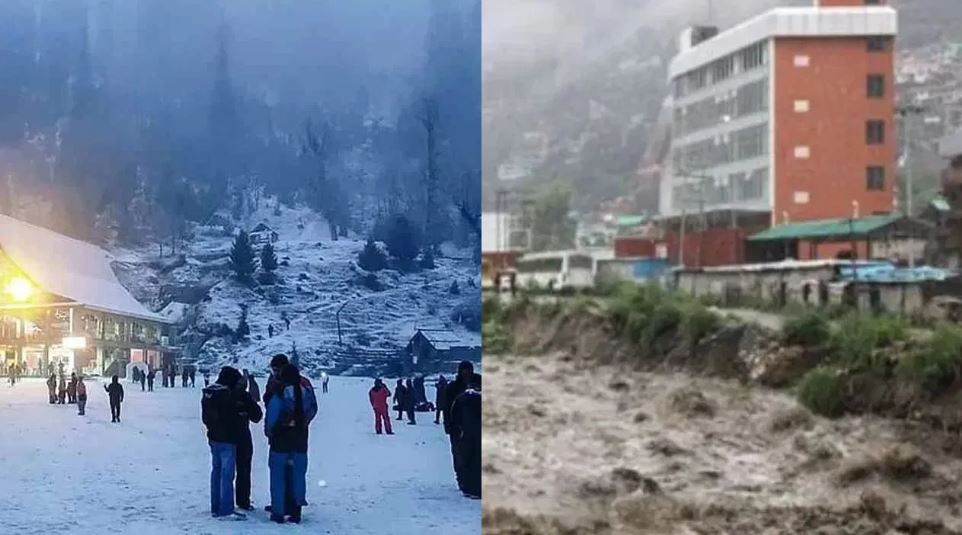 कश्मीर में बर्फबारी, शिमला-देहरादून में मौसम साफ