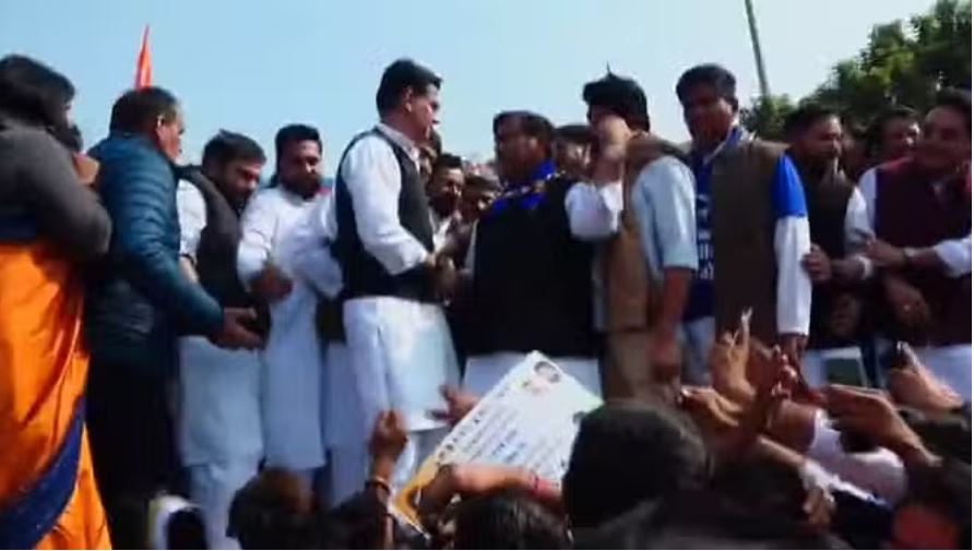 राजस्थान: बेरोजगारी के खिलाफ युवा कांग्रेस का प्रदर्शन, सचिन पायलट और गोविंद सिंह डोटासरा हुए शामिल