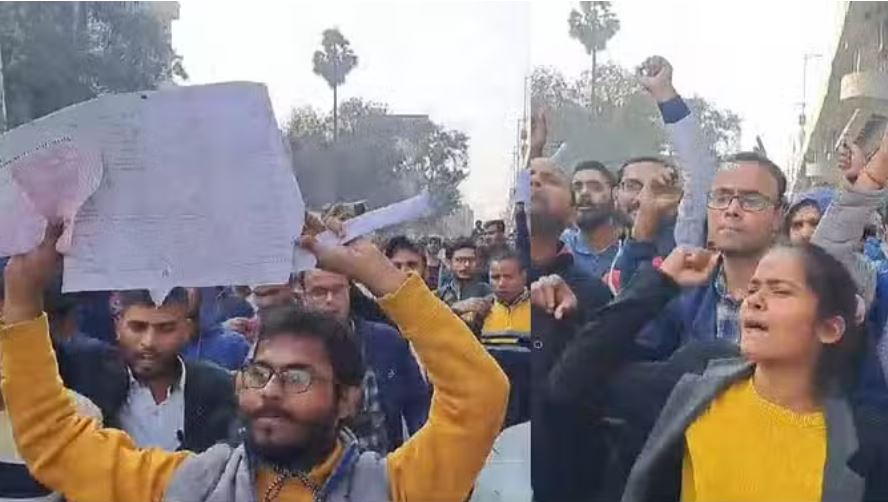 बीपीएससी 70वीं पीटी परीक्षा के बाद छात्रों का हंगामा, पेपरलीक का लगाया आरोप