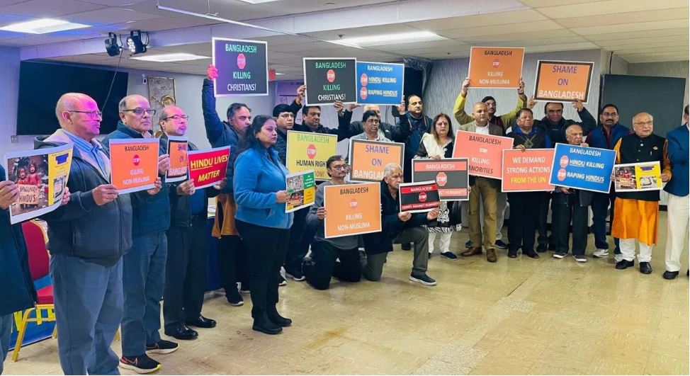 बांग्लादेश में हिंदुओं पर अत्याचार, अमेरिका में उठी आवाज…हिंदू देश की उठी मांग