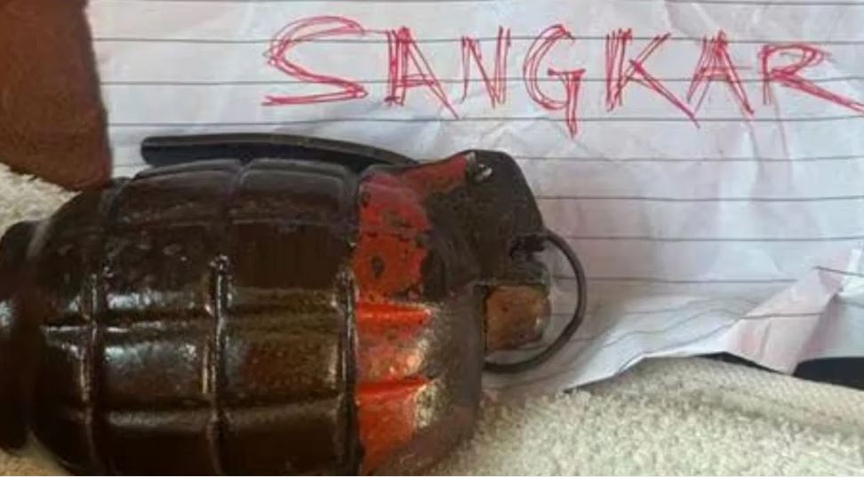 मणिपुर में ठेकेदार के घर के बाहर मिला हैंड ग्रेनेड और धमकी भरा पत्र, मामले की जांच शुरू