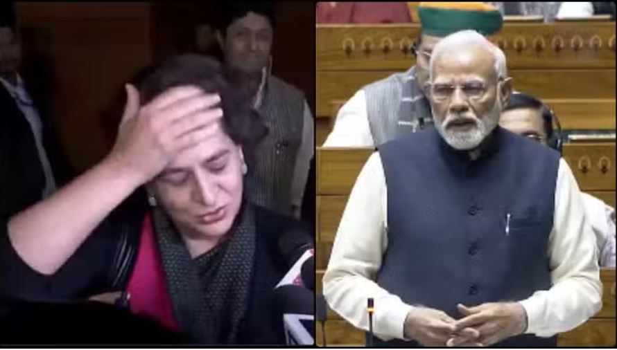 प्रियंका गांधी ने पीएम मोदी के भाषण को बताया गणित के पीरियड जैसा उबाऊ