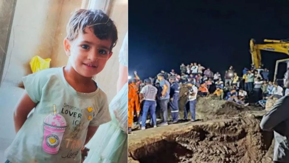 कोटपूतली में 700 फीट गहरे बोरवेल में गिरी 4 साल की मासूम, 150 फीट पर अटकी; रेस्क्यू जारी