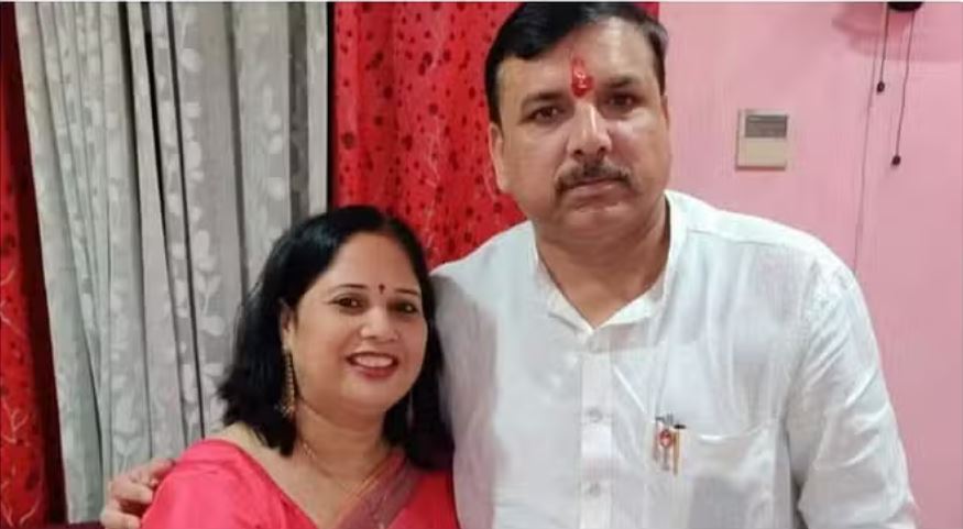 दिल्ली में मतदाता सूची से नाम कटवाने की लड़ाई संजय सिंह के घर पहुंची, भाजपा ने पेश किए सबूत